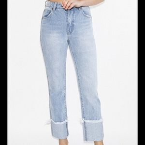 NWT Rollas Jeans - Original High Rise Straight Sz 30
